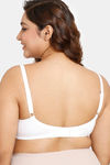Rosaline Everyday Double Layered Non Wired Full Coverage Super Support Bra - Bright White2 — thumbnail 2